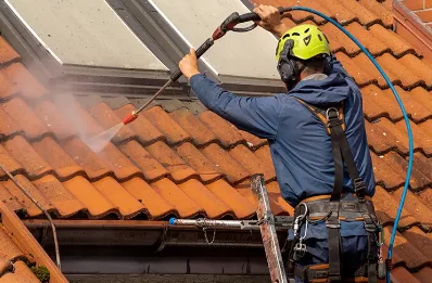 Démoussage et hydrofuge de toiture à Aureil